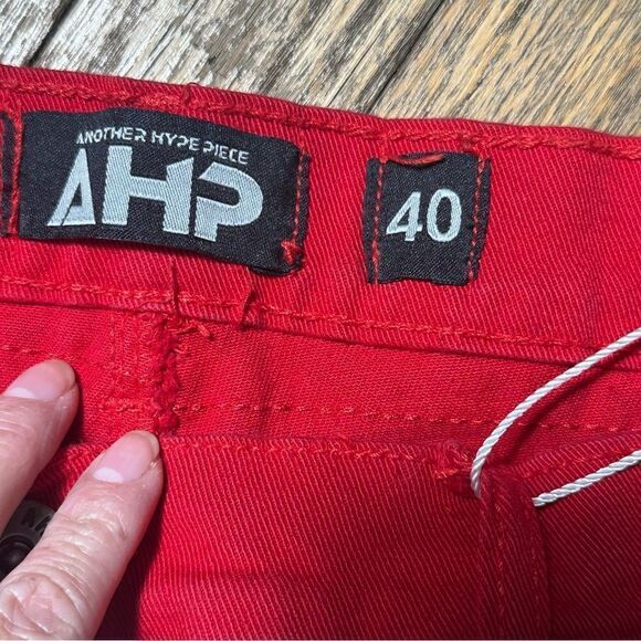 AHP | Jeans | Mens Red Jeans Size 40 - Picture 7 of 9